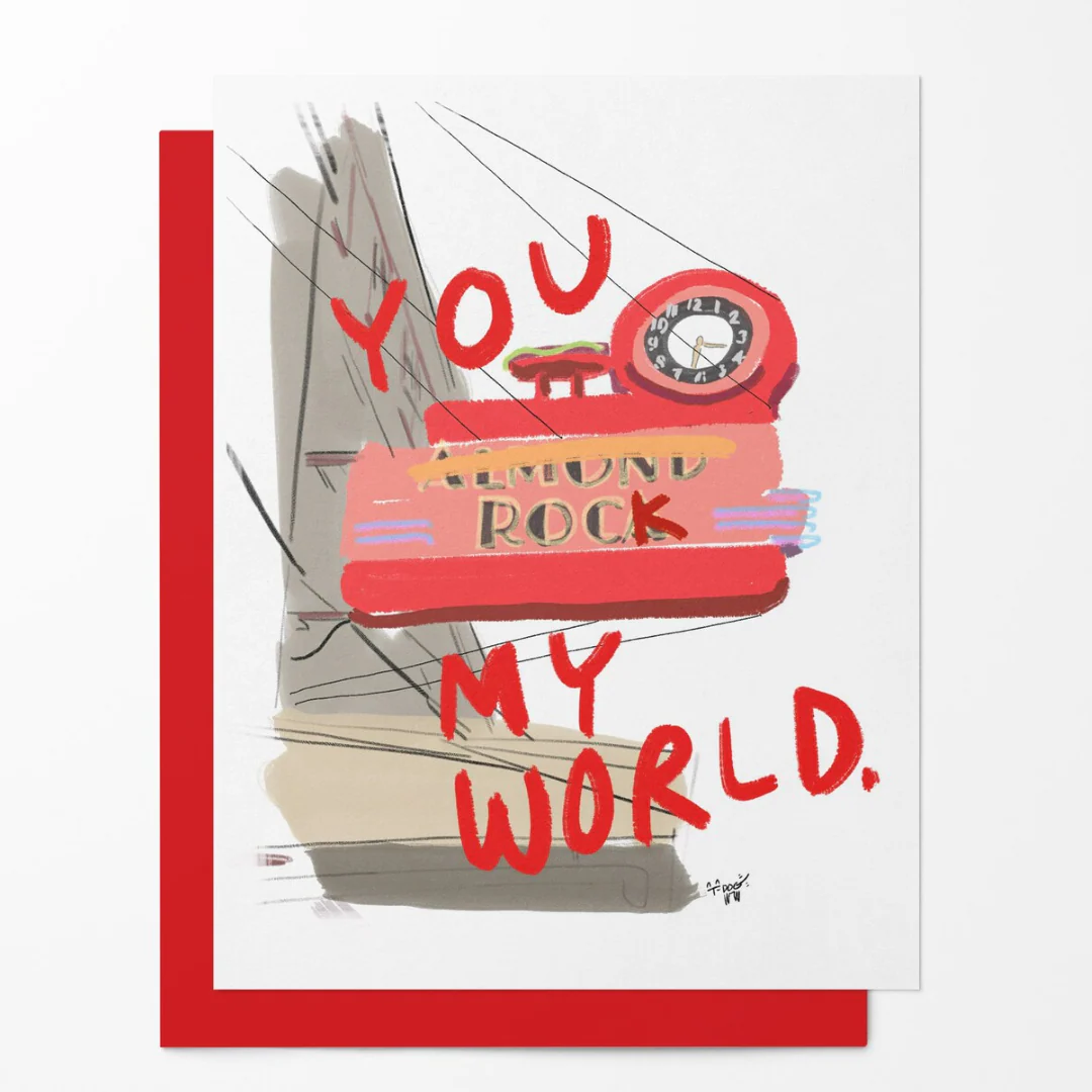 Tacoma Valentines Card - Almond Roca