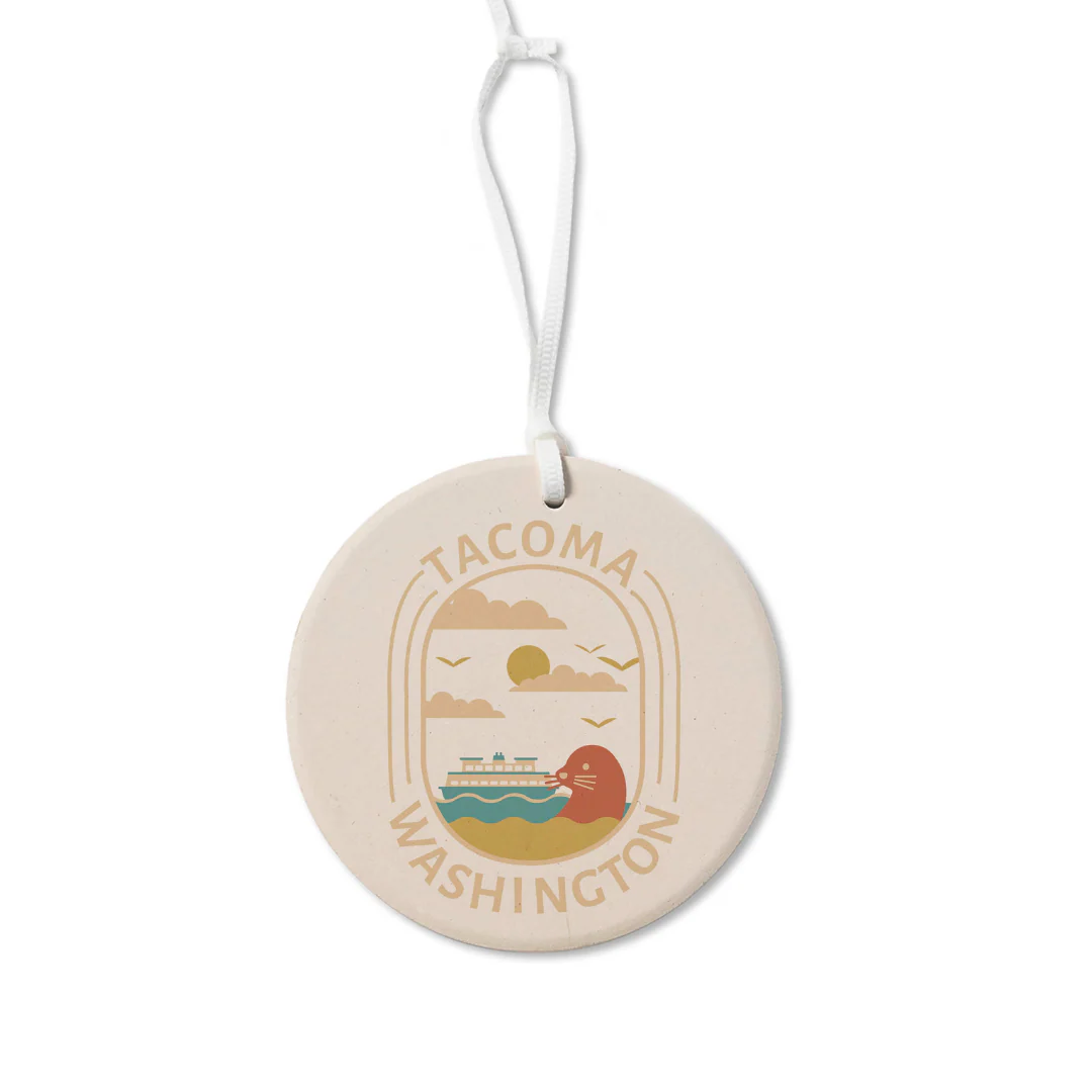 Tacoma, Washington Seal & Ferry Ornament