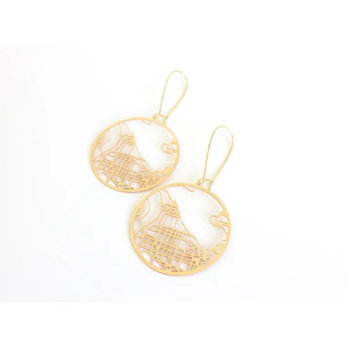 Gold Tacoma Earrings - Image 5