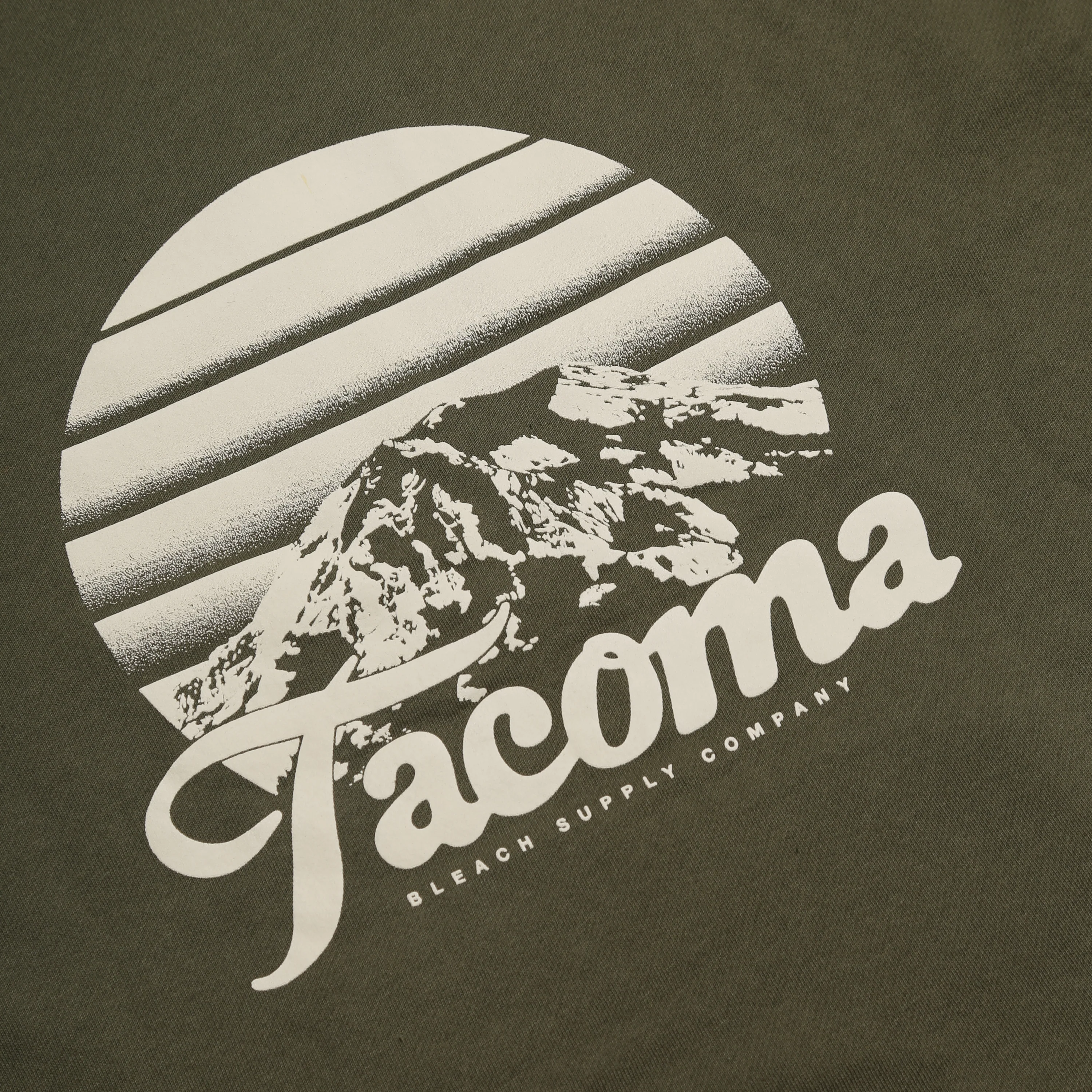 Tahoma Sunset Hoodie - Army/Clay - Image 4