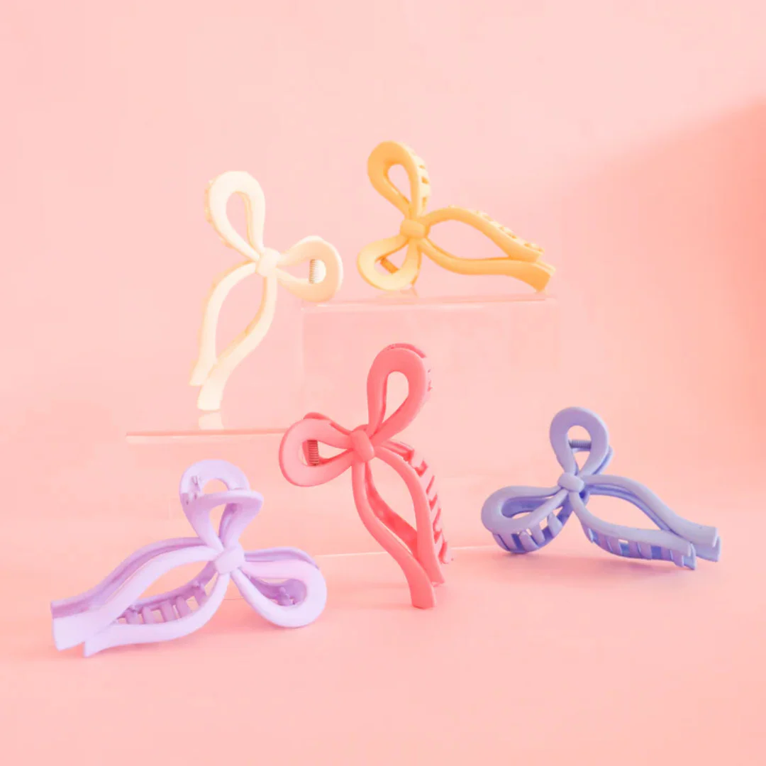 Talking Out of Turn - Periwinkle Bow Clip - Image 2