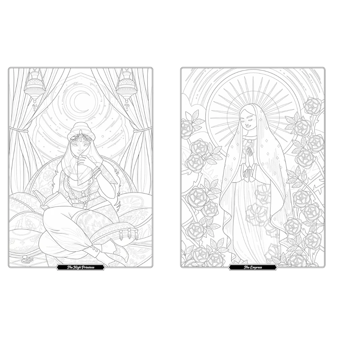 Tarot of the Divine Coloring Book - Image 2