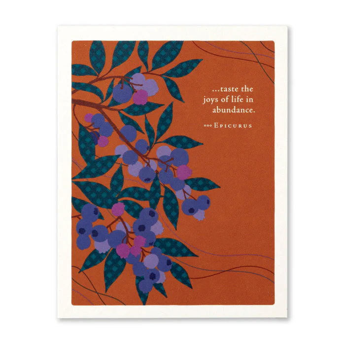 Taste the joys of life in abundance - Birthday Card - Image 3