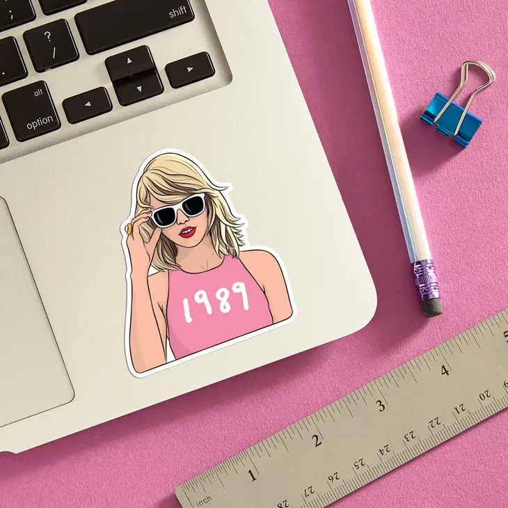 Taylor 1989 Die Cut Sticker - Image 2