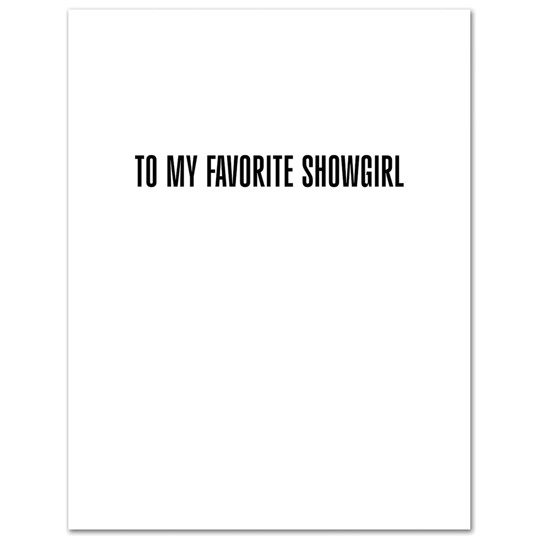 Taylor Showgirl Era Birthday Card - Image 2