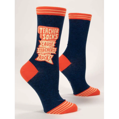 Teachers Rock Crew Socks