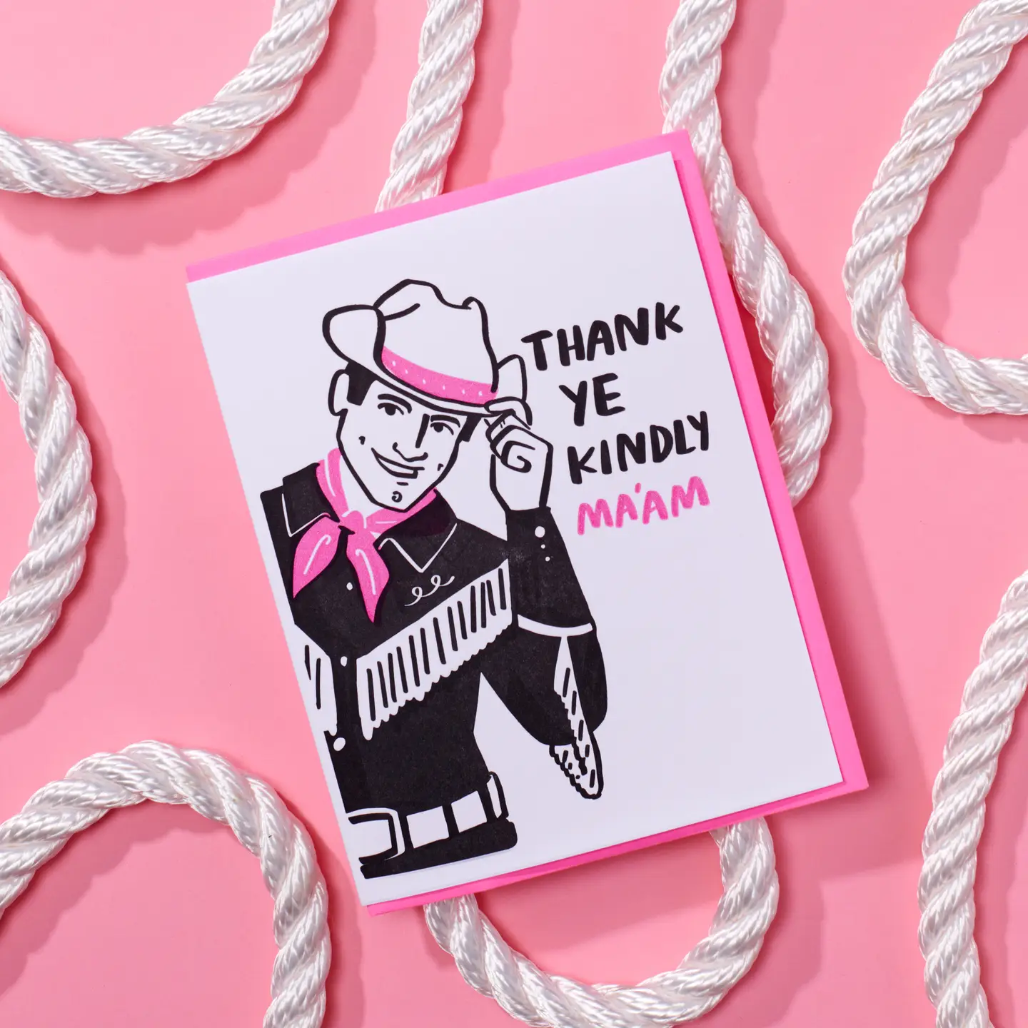 Thank Ye Kindly Letterpress Card - Image 2