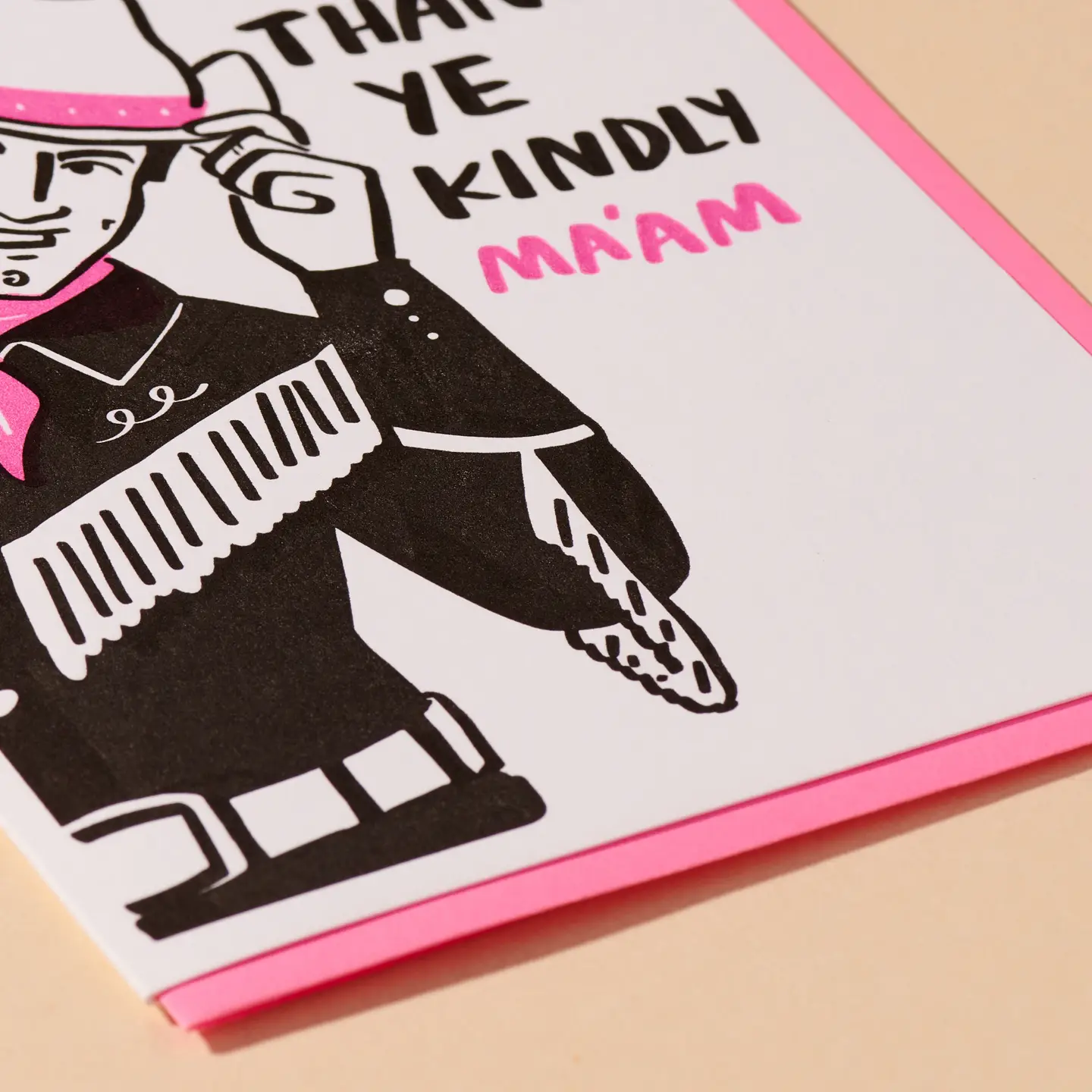 Thank Ye Kindly Letterpress Card - Image 3