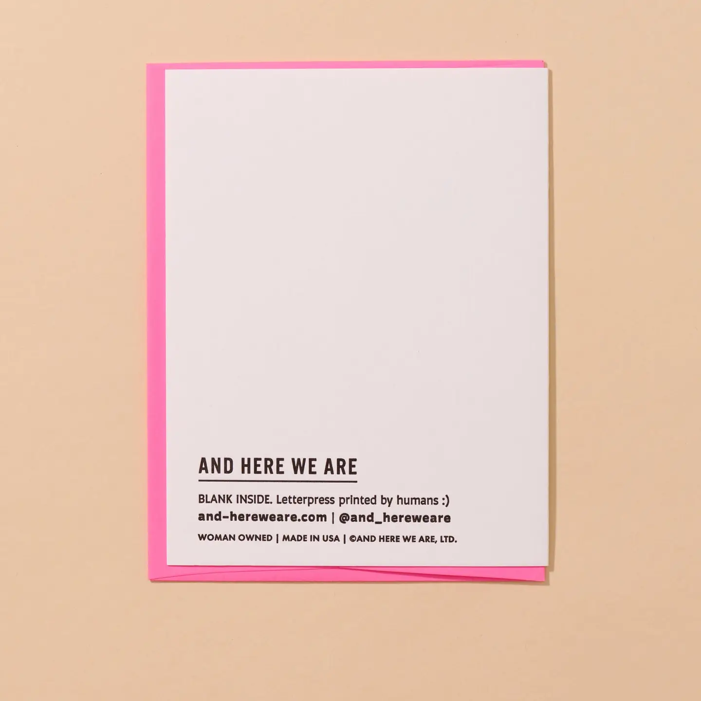 Thank Ye Kindly Letterpress Card - Image 4