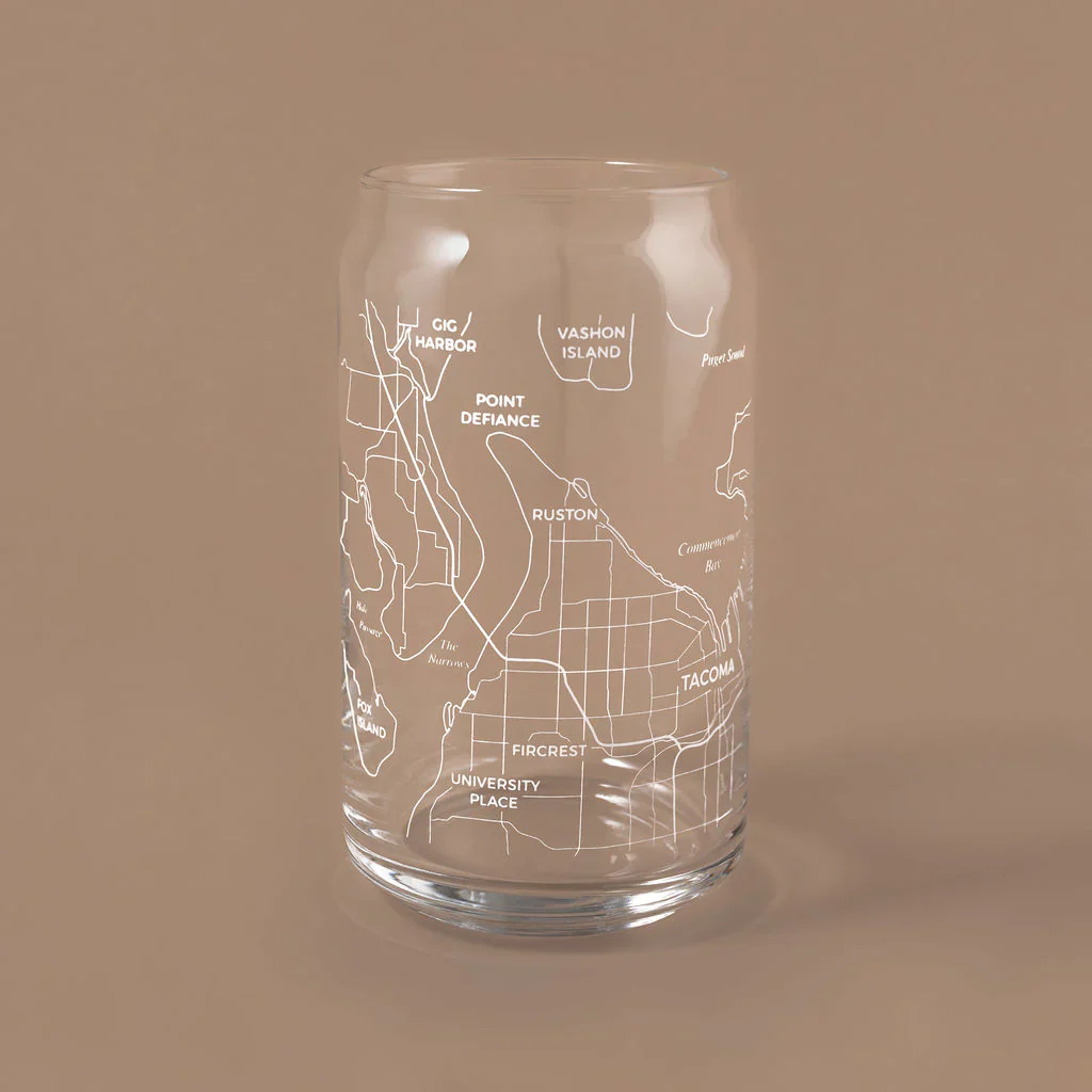 The Can Drinking Glass - Tacoma Map - Image 2