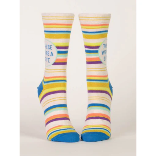 These Were a Gift Crew Socks - Image 2