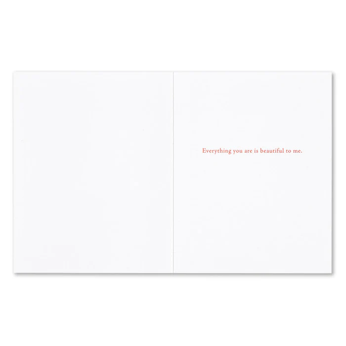 To Be Beautiful Means To Be Yourself - Friendship Card - Image 2