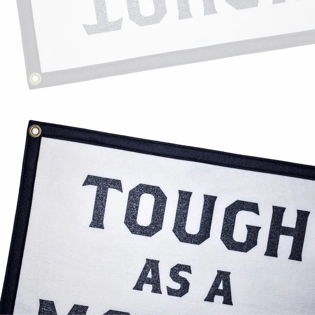 Tough As A Mother Camp Flag - Image 2