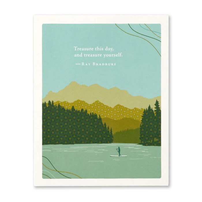 Treasure this day, and treasure yourself - Birthday Card - Image 3