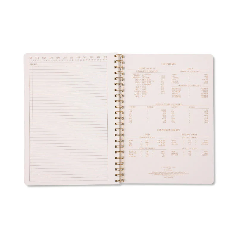 Tulip Twin Wire Notebook - Large Green Vine - Image 4