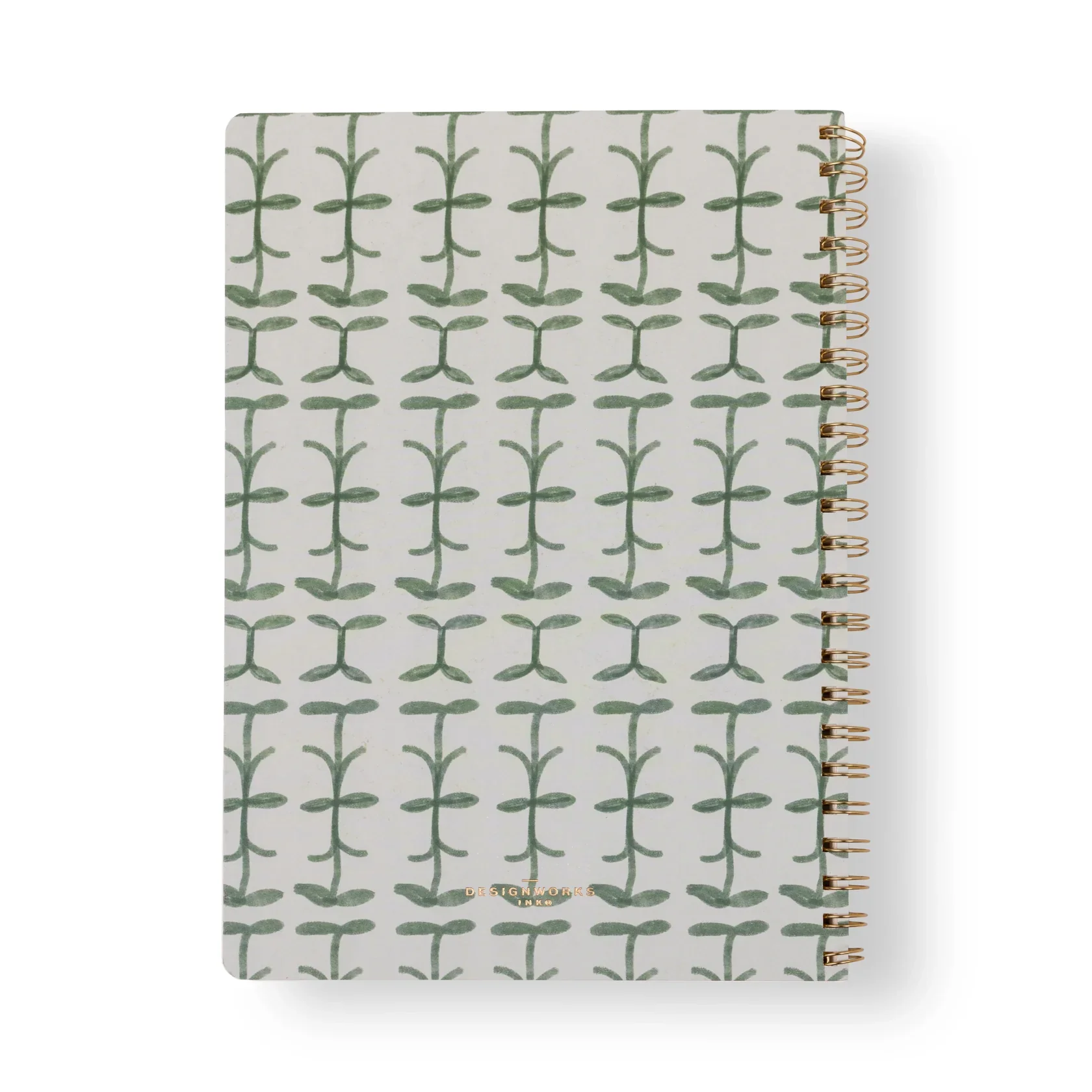 Tulip Twin Wire Notebook - Large Green Vine - Image 5
