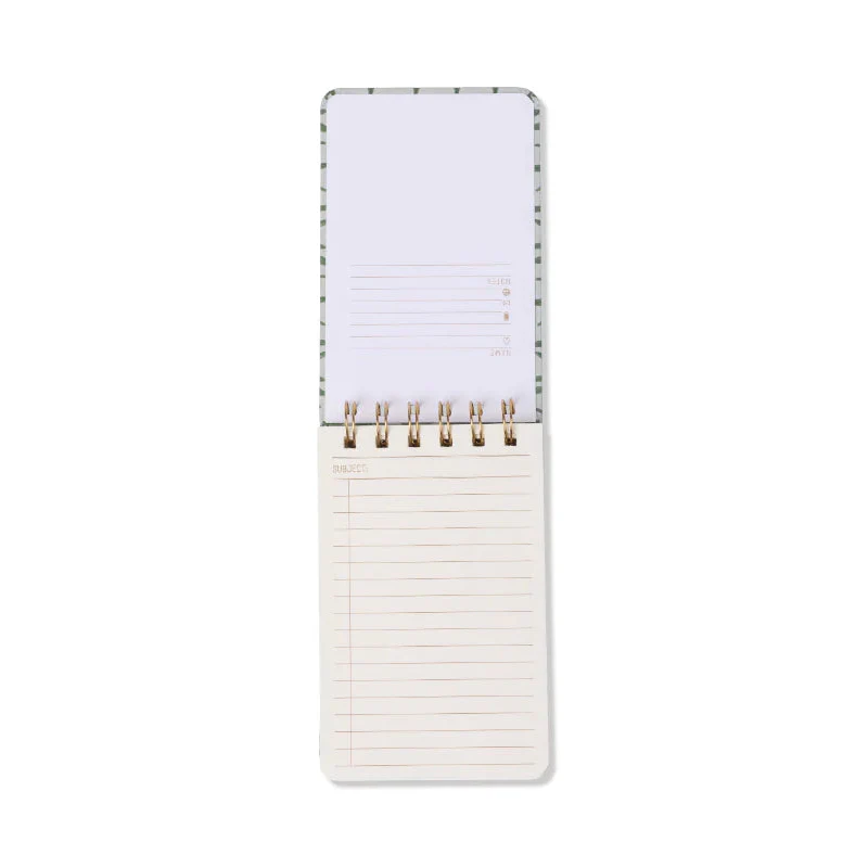 Tulip Twin Wire Notepad - Green Vine - Image 3