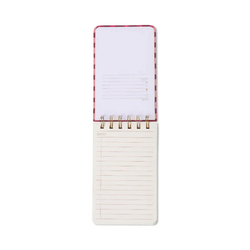 Tulip Twin Wire Notepad - Pinwheel Pink - Image 3
