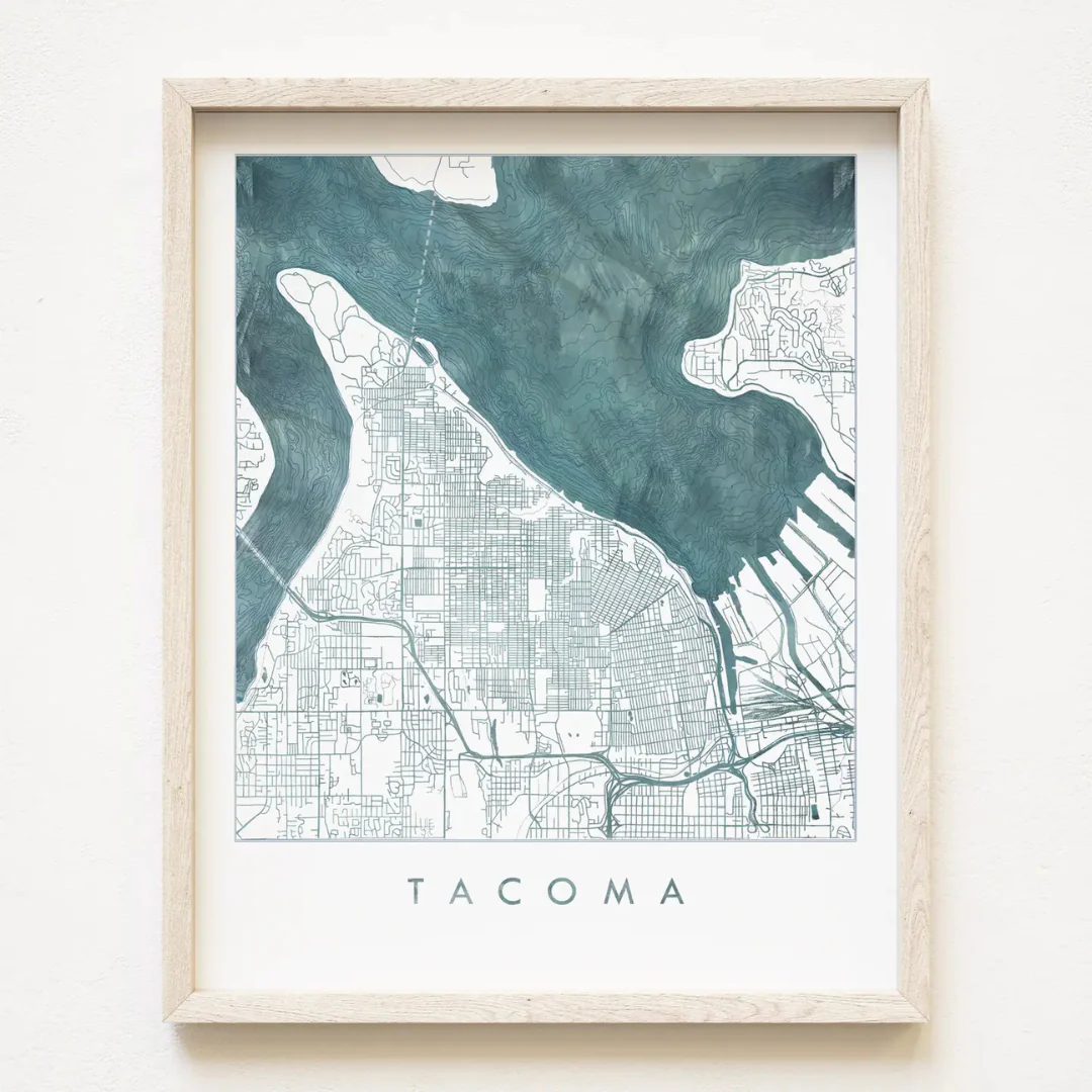 Turn of the Centuries - Tacoma Water Map