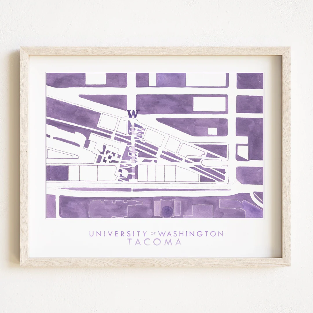 Turn of the Centuries - University of Washington, Tacoma Campus Map