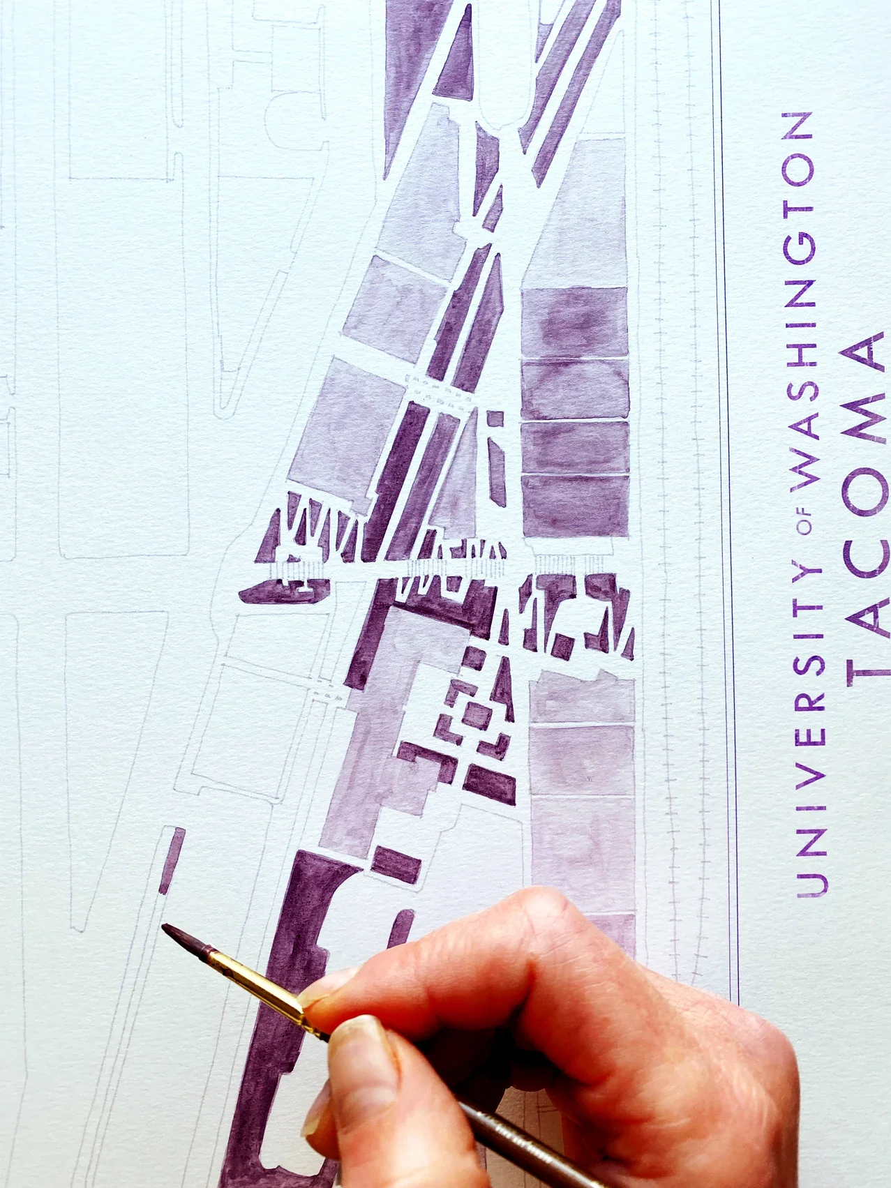 Turn of the Centuries - University of Washington, Tacoma Campus Map - Image 4