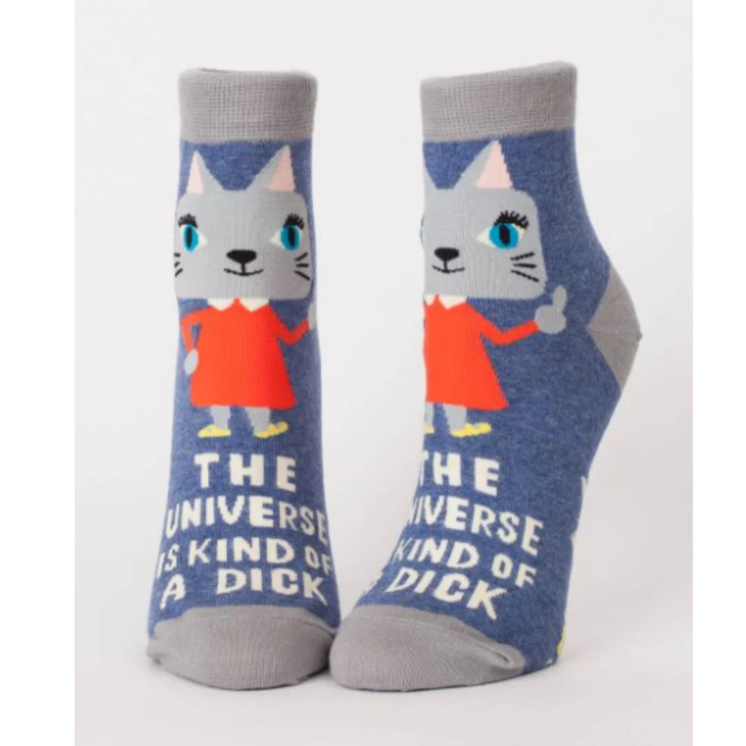 Universe is a D*ck Women's Ankle Socks - Image 2