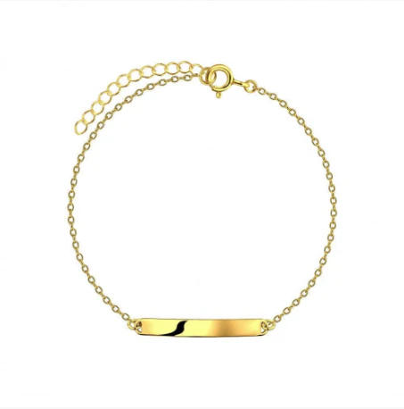 V Minimal Bar Bracelet