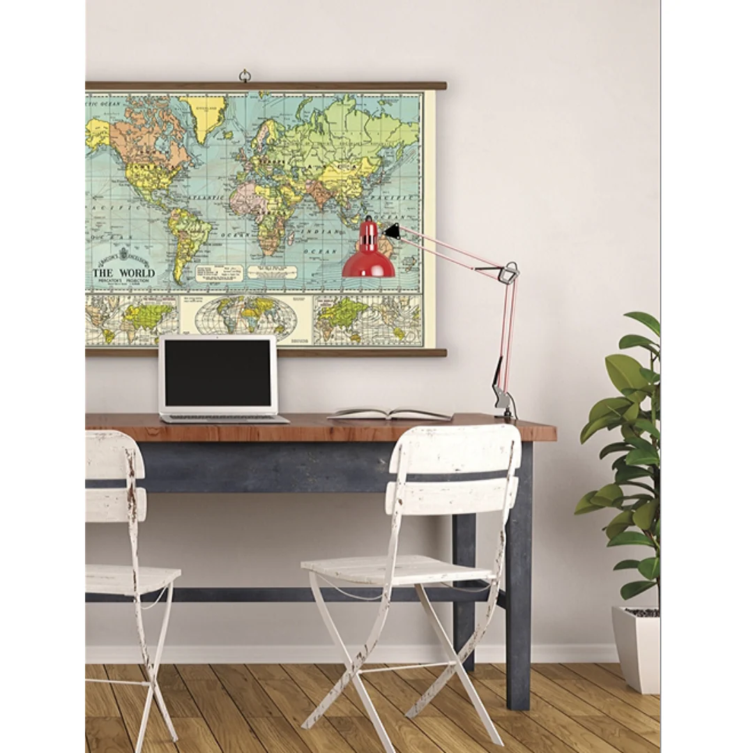 Cavallini & Co. Vintage School Chart - World Map - Image 2