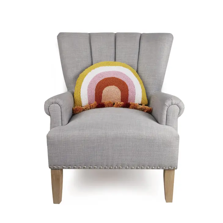 Warm Rainbow With Tassels Hook Pillow - Image 2