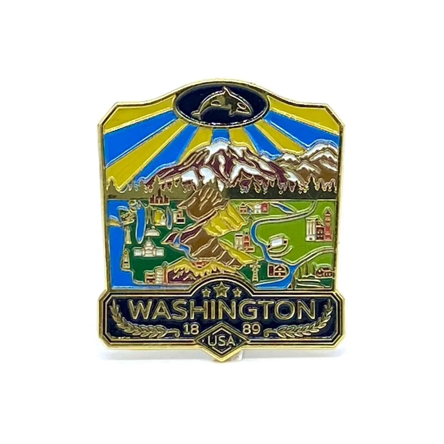 Washington Enamel Magnet