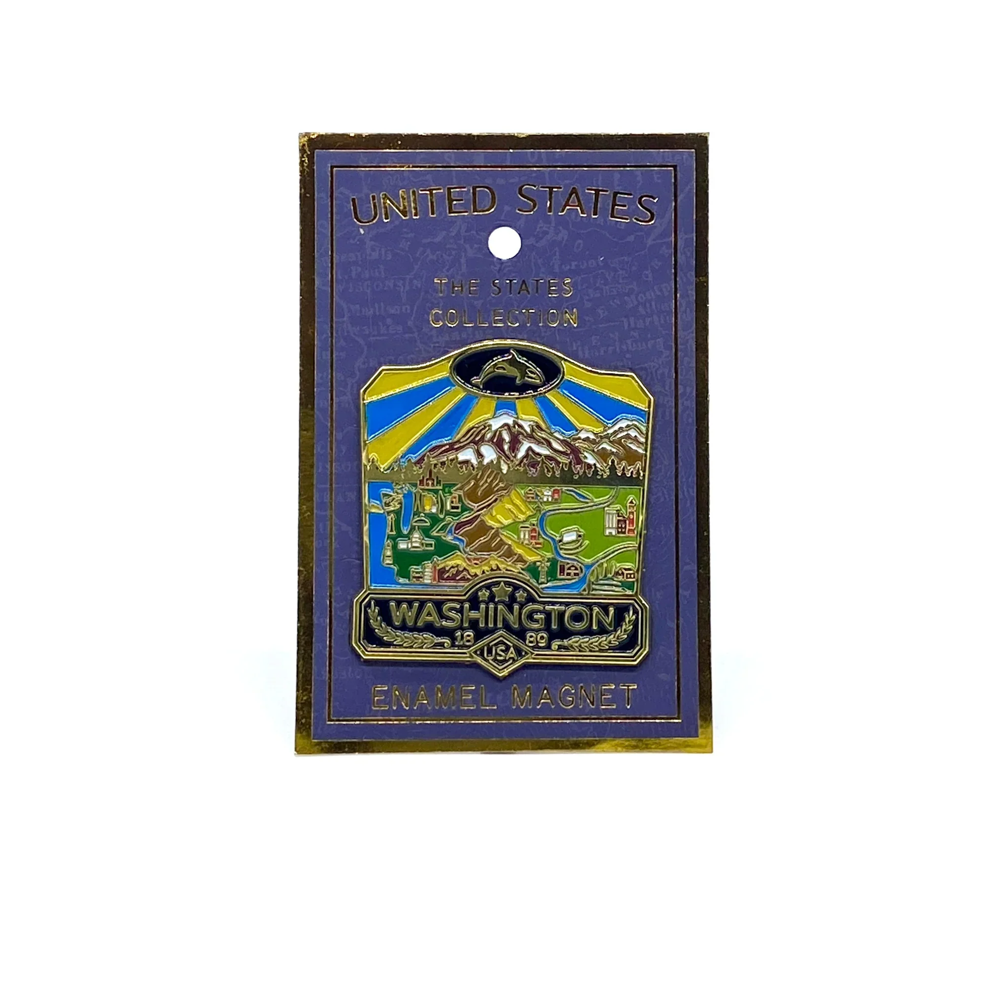 Washington Enamel Magnet - Image 2