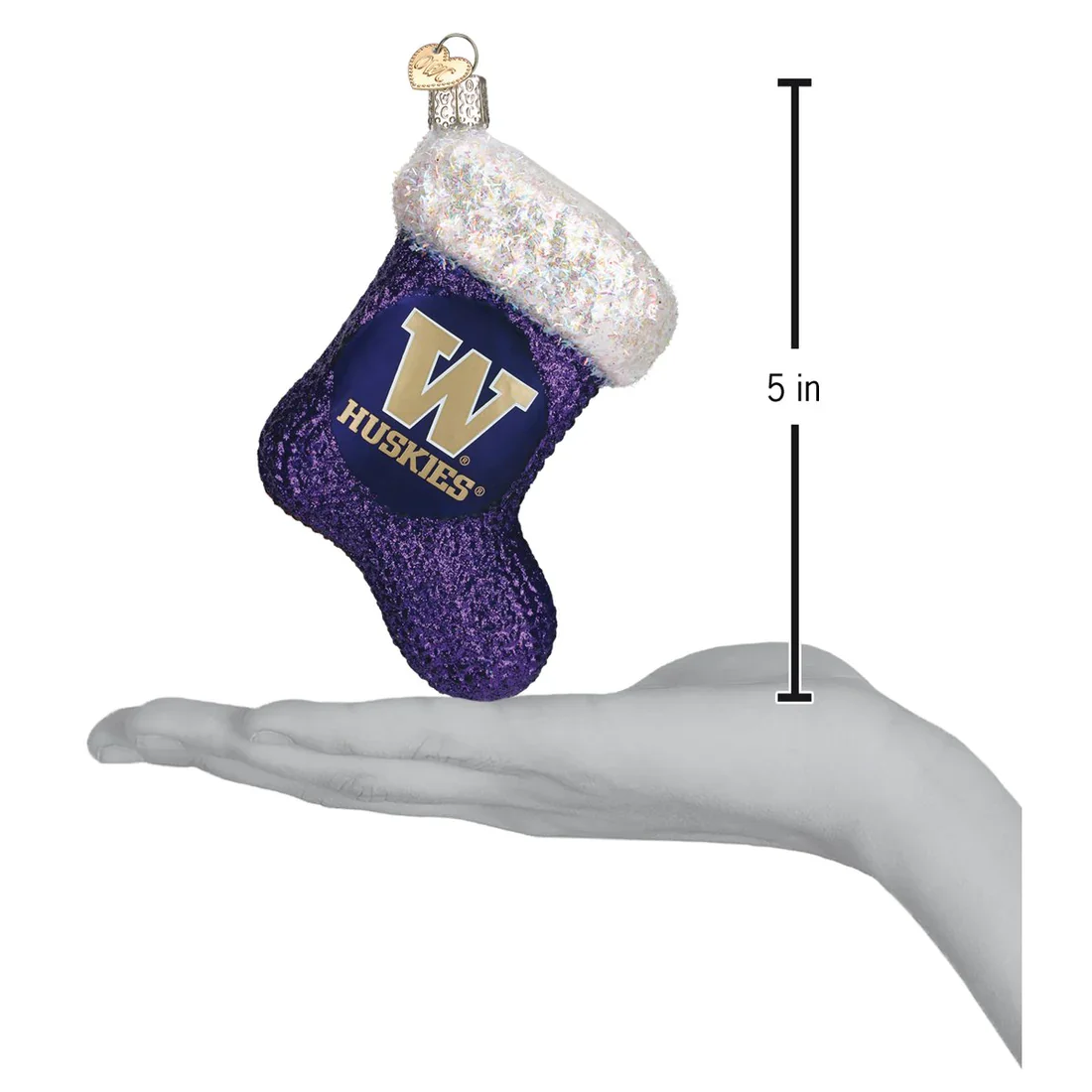 Washington Stocking UW Ornament - Image 2