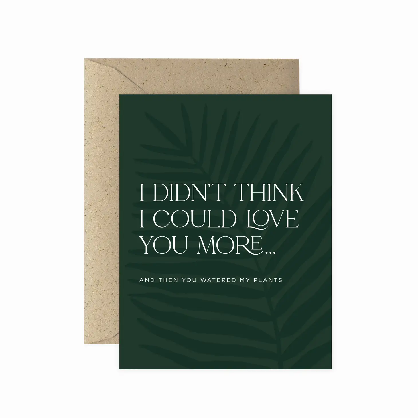 Watered Plants Greeting Card Love/Friendship