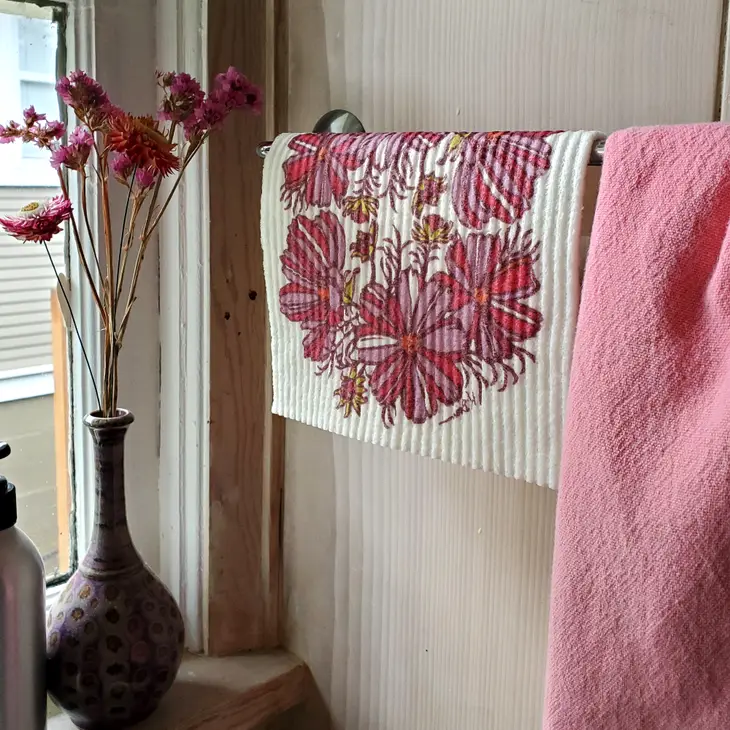 Swedish Dishcloth Ecofriendly Towel - Cosmos Design - Image 2