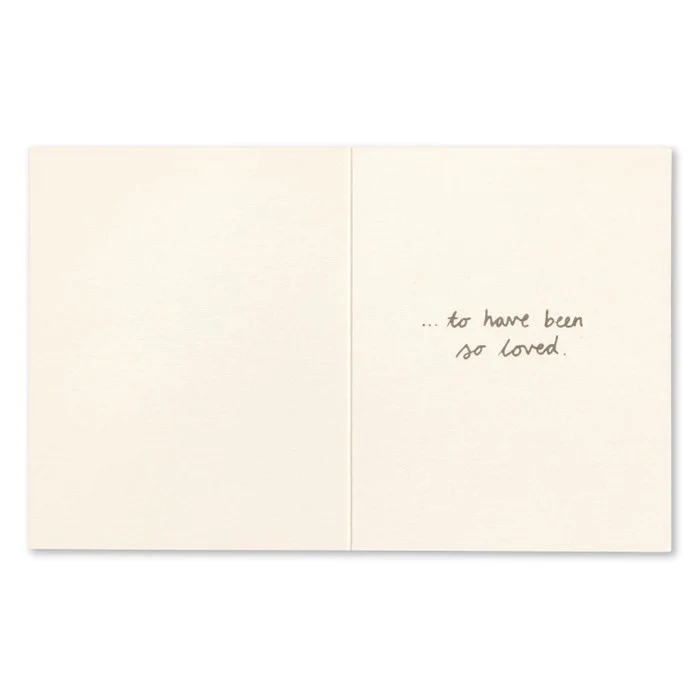 What A Beautiful Life... - Sympathy Card - Image 2