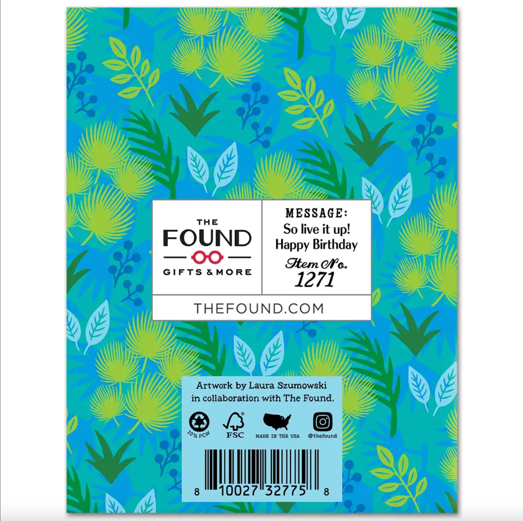 White Lotus Parker Posey Live it Up Birthday Card - Image 3