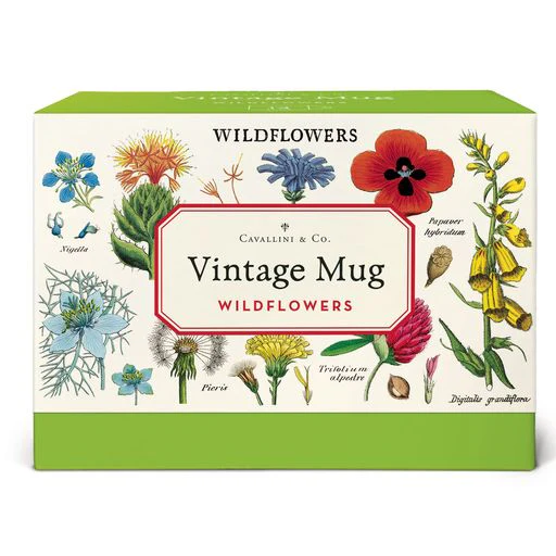 Cavallini & Co. Vintage Mug - Wildflowers - Image 2