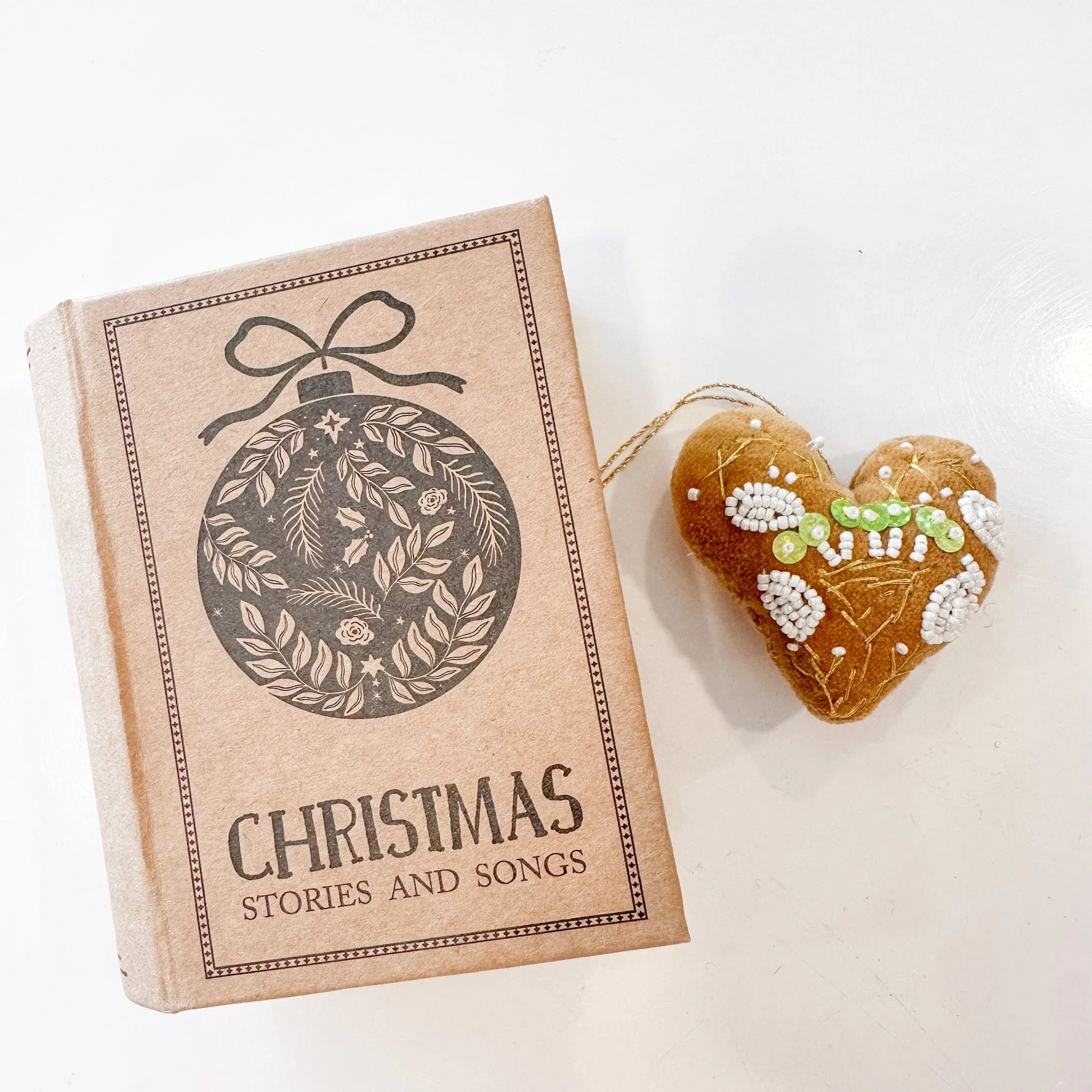 Wool Felt Heart Ornament in Decorative Box - Image 5