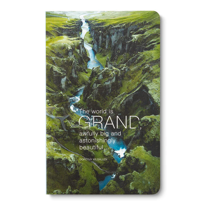 Write Now Journal - The World is Grand, Awfully Big