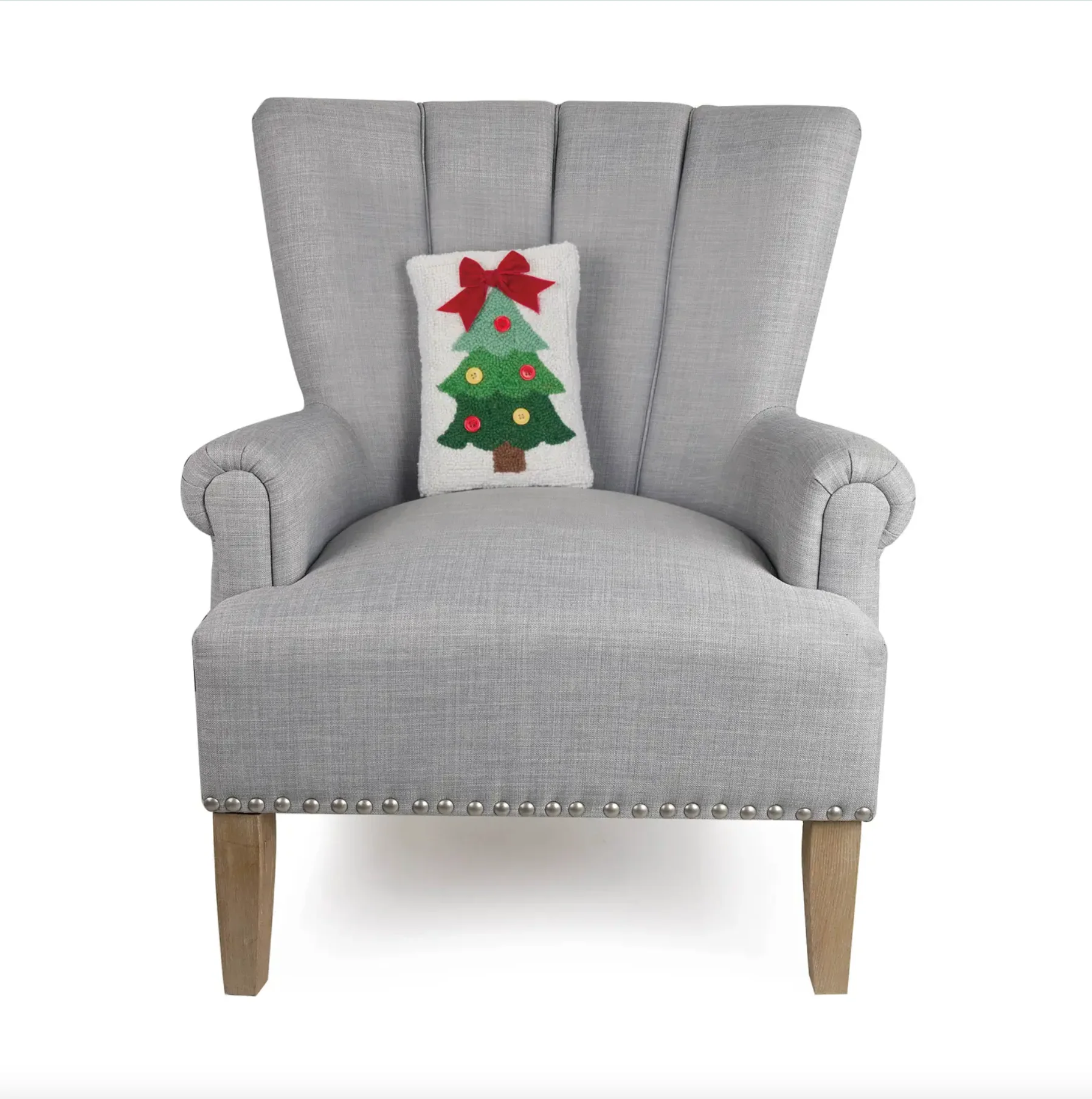 X-Mas Tree Ribbon Hook Pillow - Image 3