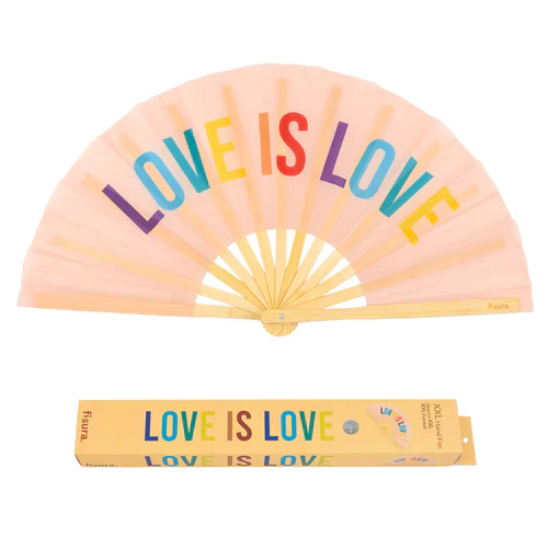 XXL Hand Fan - Love is Love