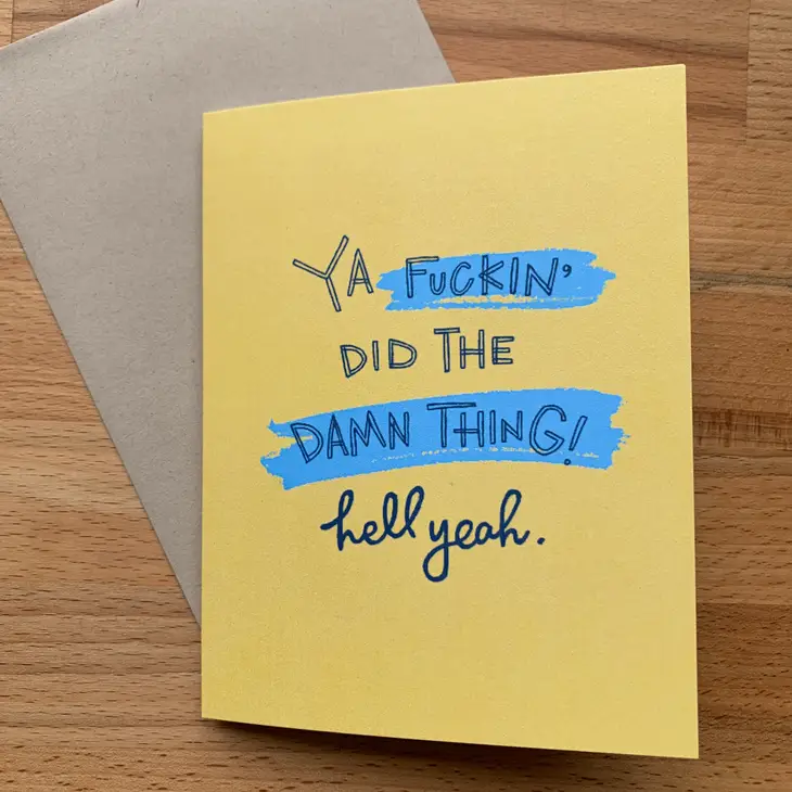 Ya Did the Damn Thing Card - Image 2