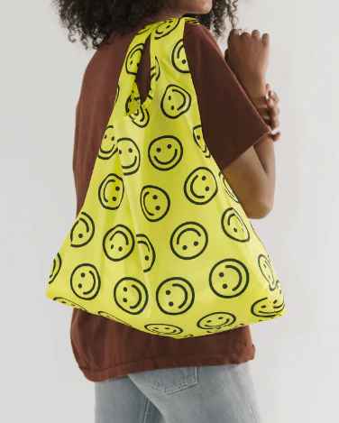 Baggu Standard Bag - Yellow Happy - Image 2