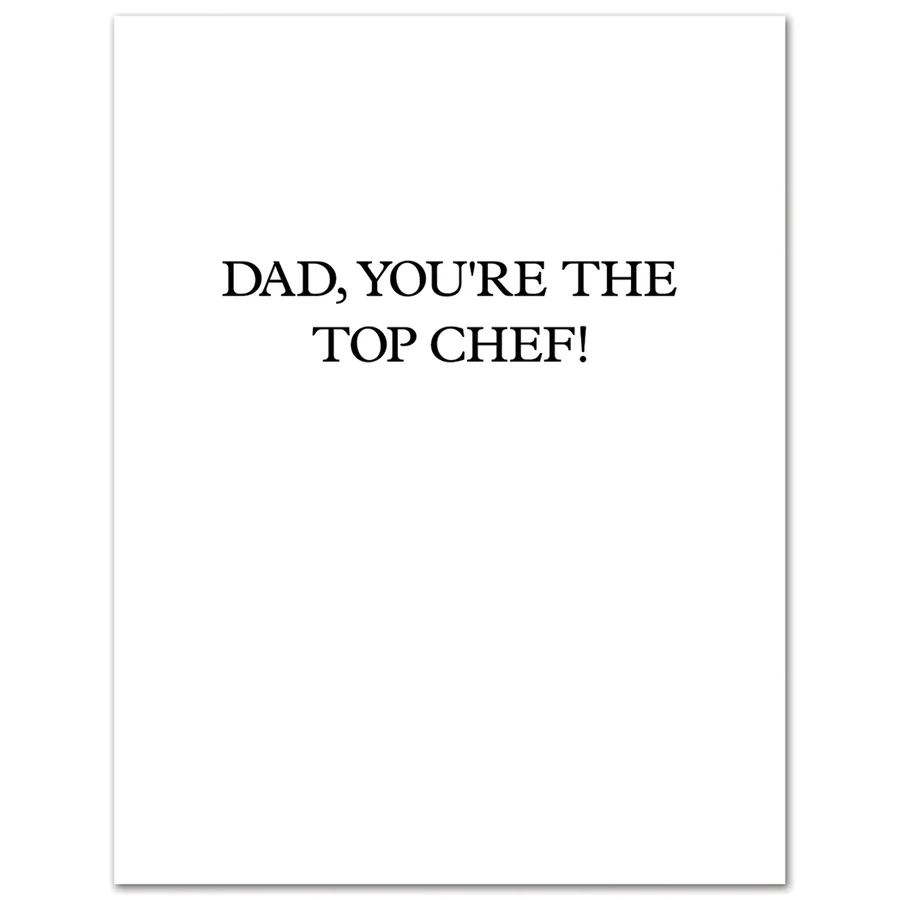 Yes, Chef Father's Day Card - Image 2