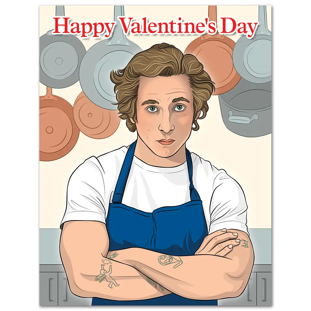 Yes Chef Valentine's Day Love Card