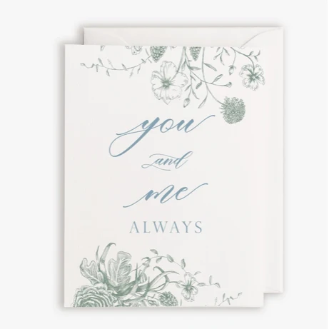 You and Me Always Card