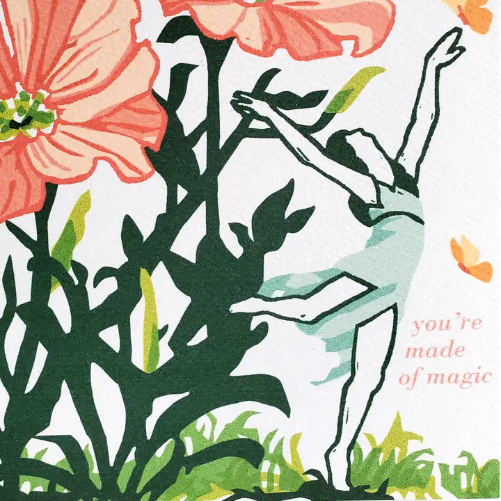 You're Made of Magic Fairy Dance Birthday Greeting Card - Image 3